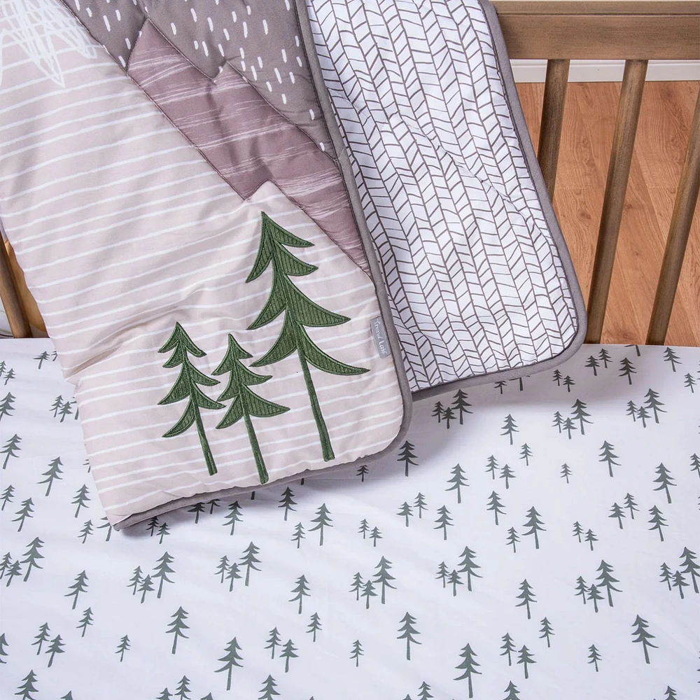 Pine Deluxe Crib Fitted Sheet