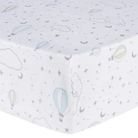 Drap Contour pour lit de Bébé (2) - Mongolfière
