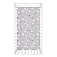 Flannel Crib Fitted Sheet (3) - Bunny