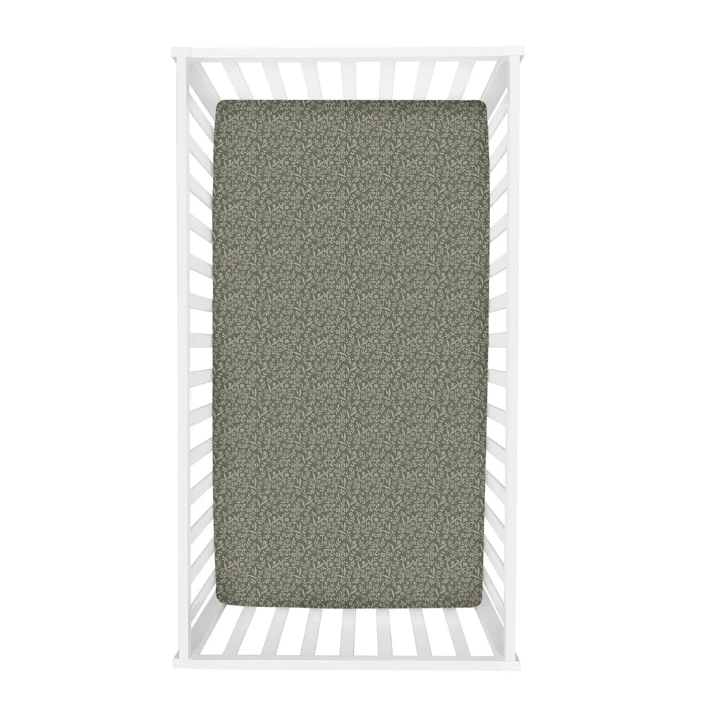 Flannel Crib Fitted Sheet (3) - Bunny