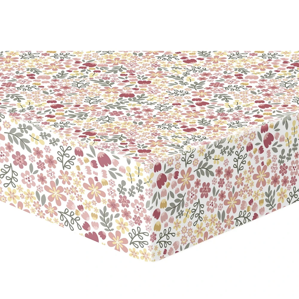 Flannel Crib Fitted Sheet (3) - Bunny