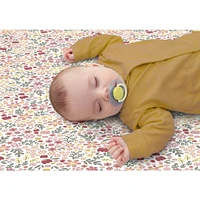 Flannel Crib Fitted Sheet (3) - Bunny