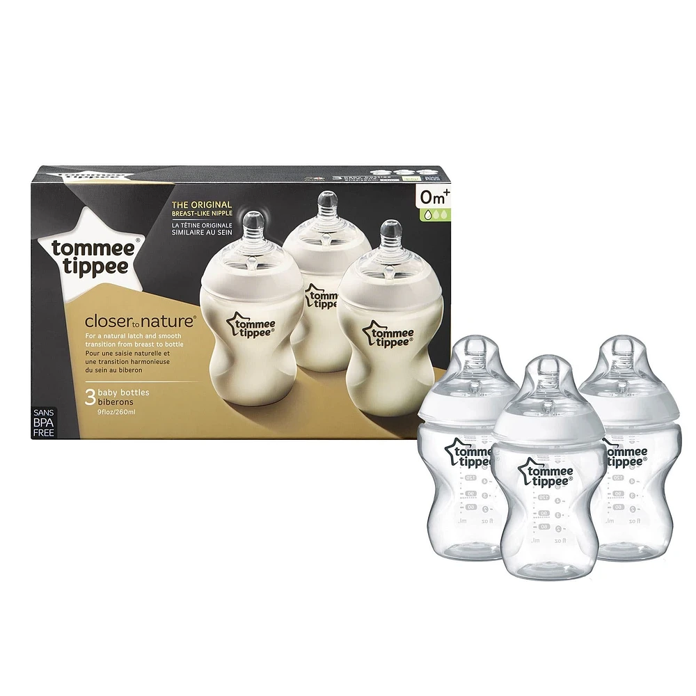 Bottles 9oz Set of 3 - White