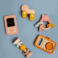 Appareil Photo en Silicone et Bois Mr Lion