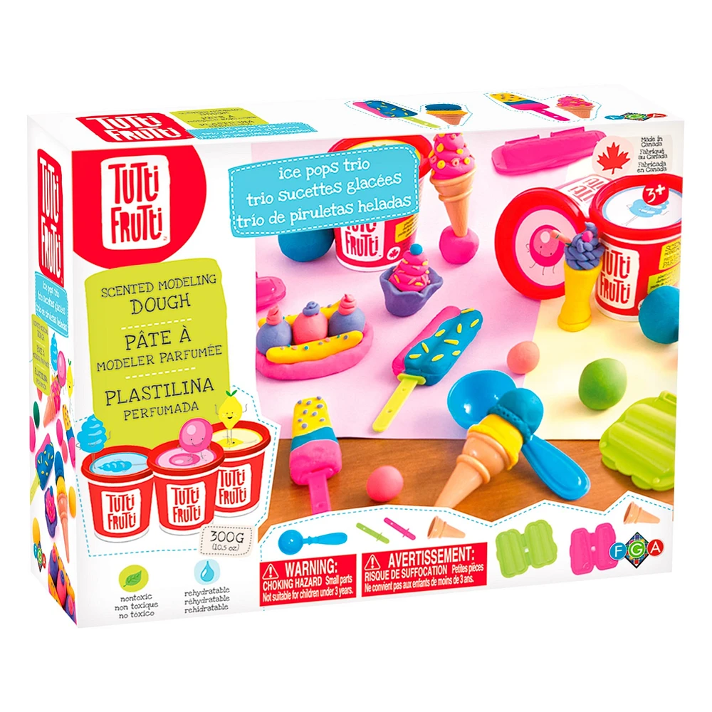 Trio Modelling Dough - Popsicles