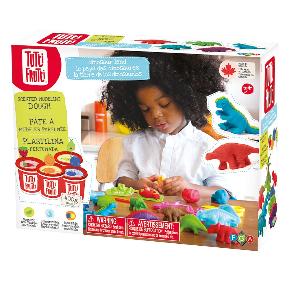 Ensemble Pâtes à Modeler - Dinosaures