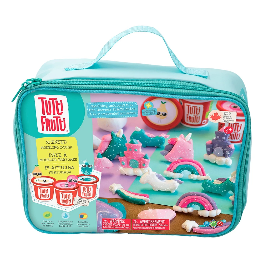 Trio Pâtes à Modeler - Licornes Scintillantes