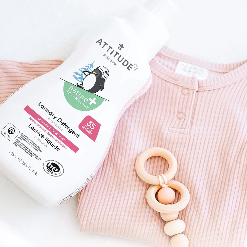 Détergent à lessive pour bébé Non Parfumé 35 brassées 1,04 L