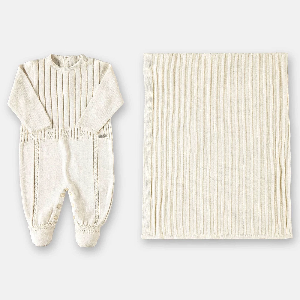 Ens Combi & Couverture 0-6m