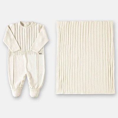Ens Combi & Couverture 0-6m