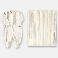 Ens Combi & Couverture 0-6m