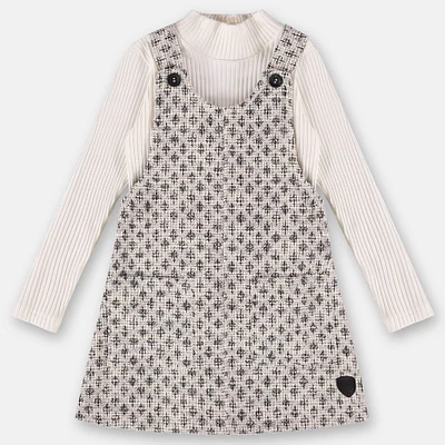 Ensemble de Deux Pièces Robe Chasuble 2-8ans