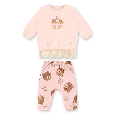 Ballerina Teddies Set 3-24m