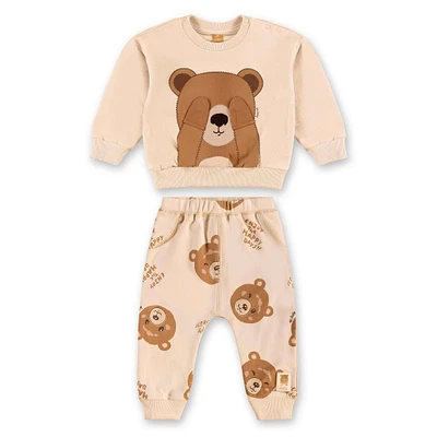 Shy Bear 2pce Set 3-24m