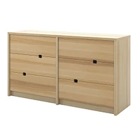 Sydney 6 Drawers Chest - Natural