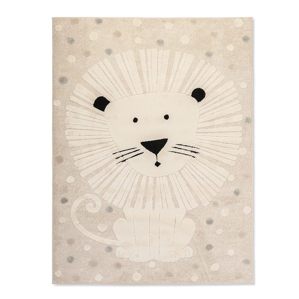 Yokina Elio Ivory Lion Mat 4'x6'