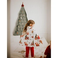 Petite Couverture Minky - Papa Noël