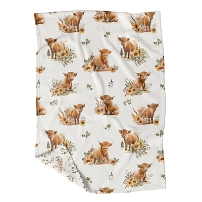 Petite Couverture Minky Vache - Petite Caillie