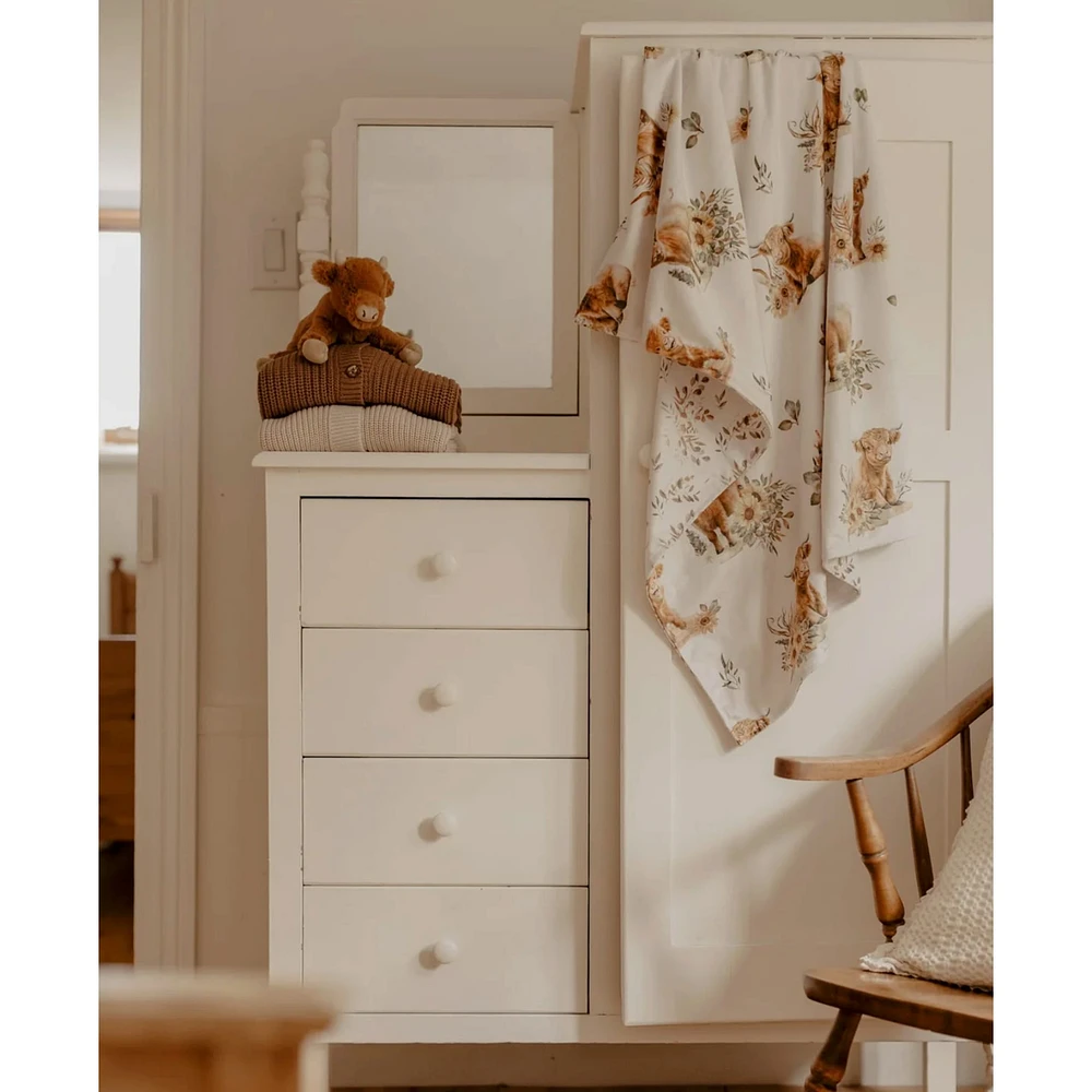 Petite Couverture Minky Vache - Petite Caillie