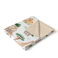 Petite Couverture Minky - Au Coeur de la Savane