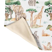 Petite Couverture Minky - Au Coeur de la Savane