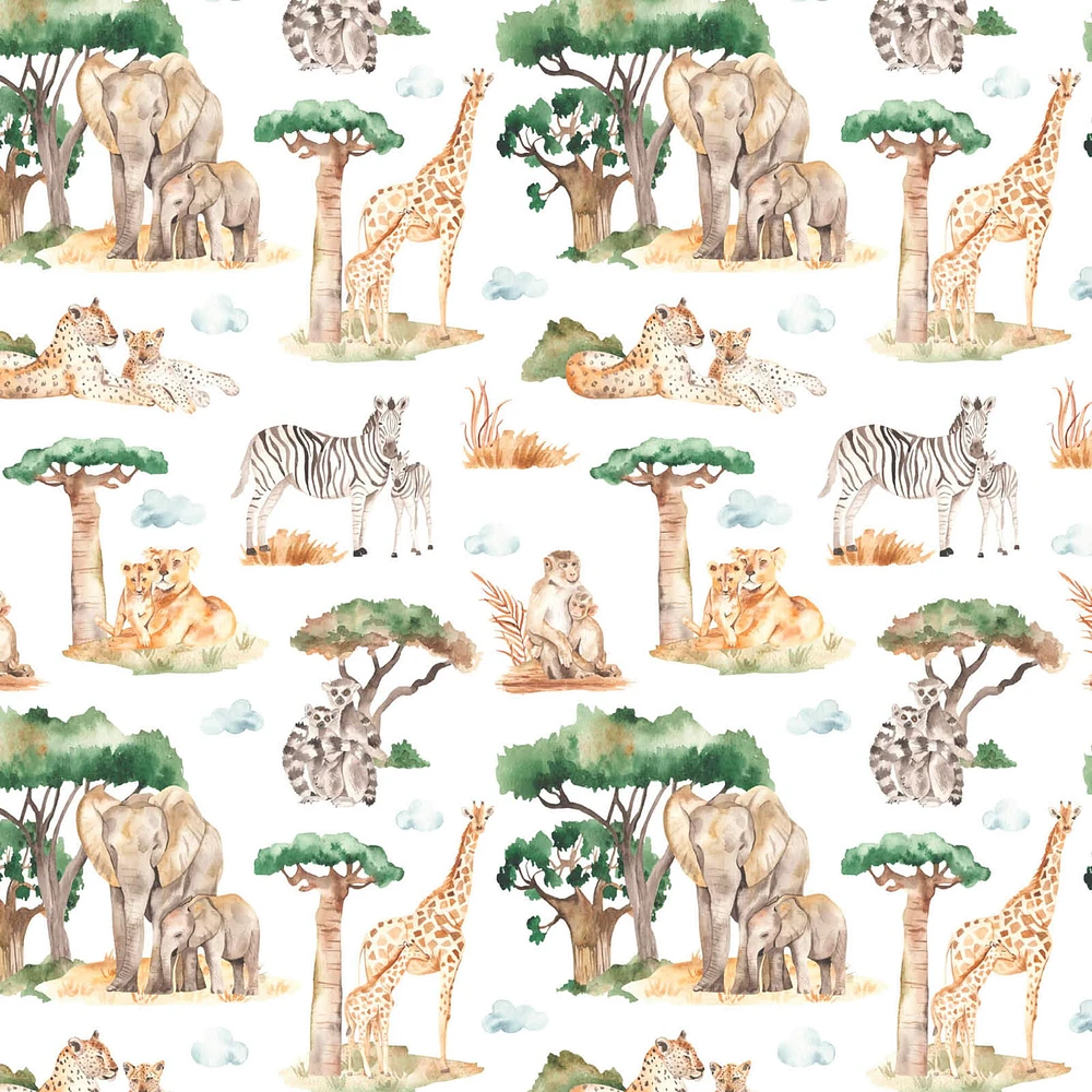Petite Couverture Minky - Au Coeur de la Savane