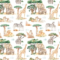 Petite Couverture Minky - Au Coeur de la Savane