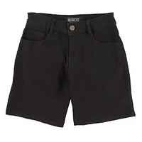Wide Leg Black Denim Short 10-16y