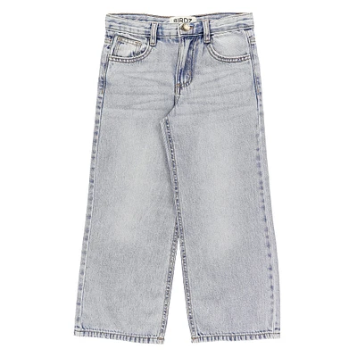 Jeans Jambe Large Fleurs 10-16ans