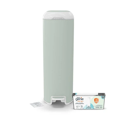 Poubelle à Couches Platinum - Vert Sauge (avec 18 sacs)