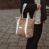 Quilt Tote bag - Tan