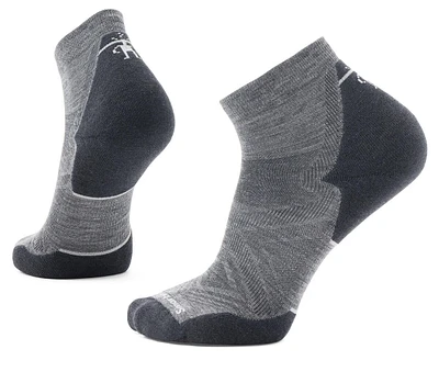 Run Targeted Cushion Ankle Socks Medium Gray