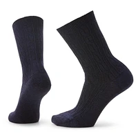 Everyday Cable Crew Socks Deep Navy Heather