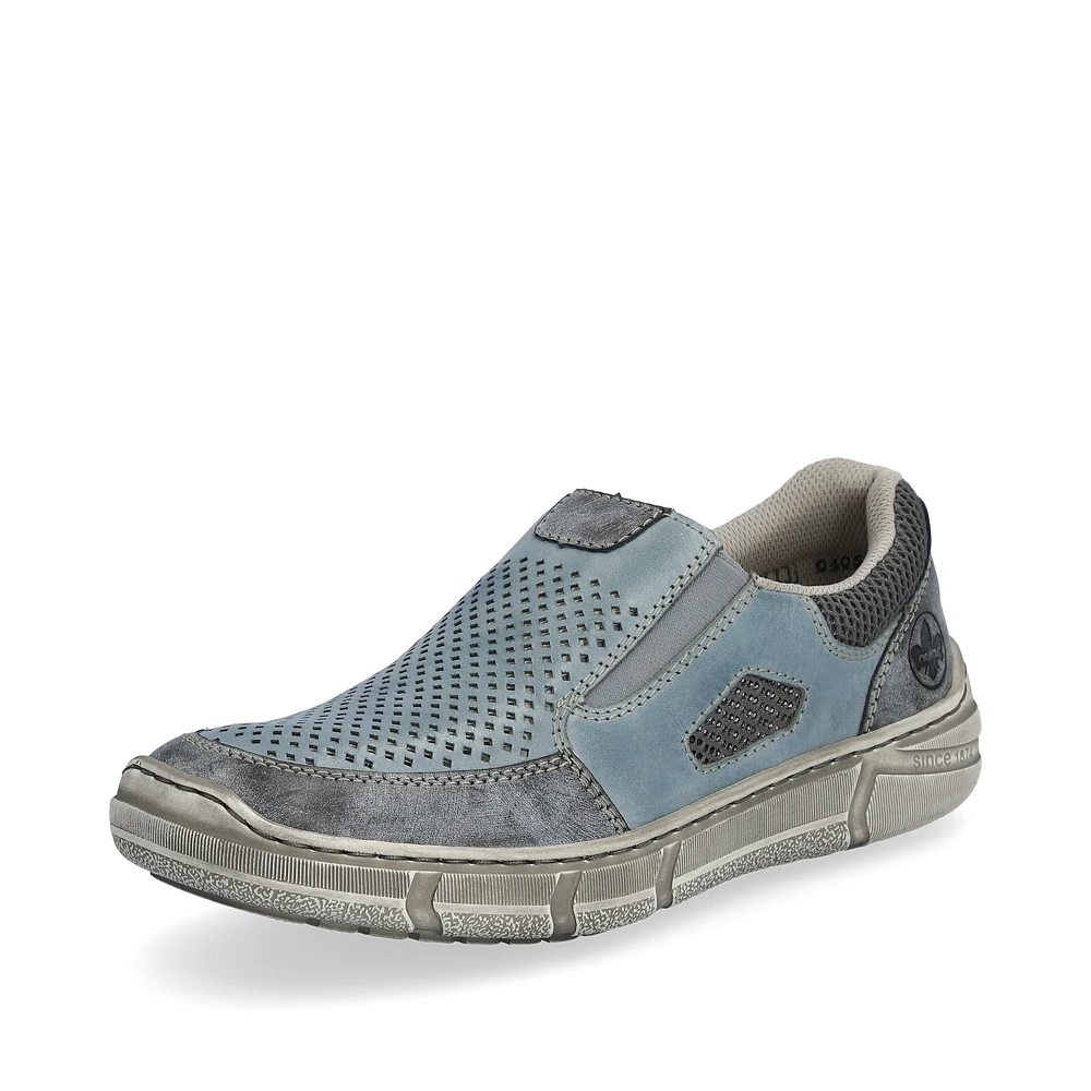 Blue Slip On Shoe