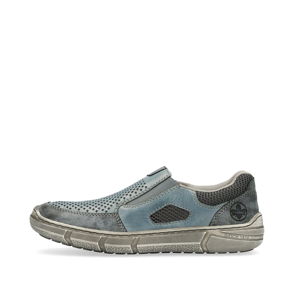 Blue Slip On Shoe