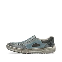 Blue Slip On Shoe