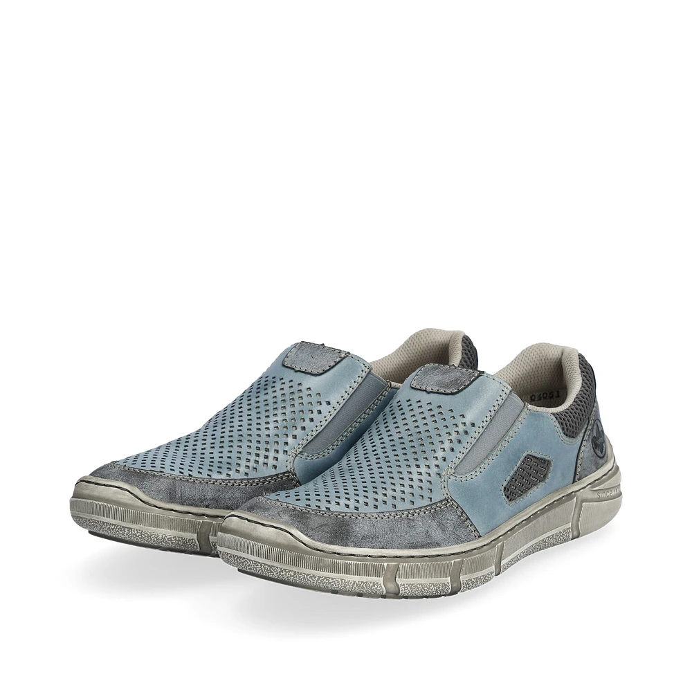 Blue Slip On Shoe