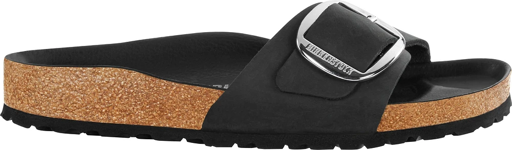 Madrid Big Buckle Black -narrow