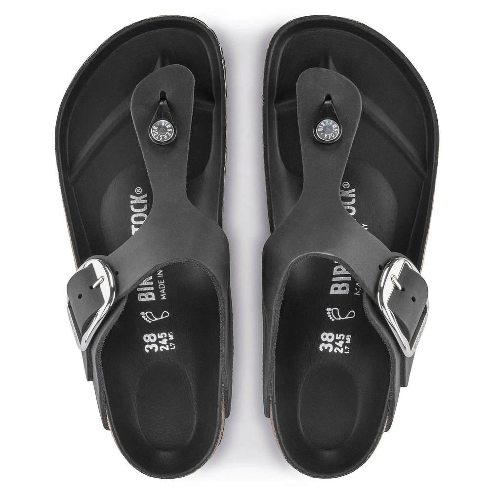 Gizeh Big Buckle Black -regular Fit