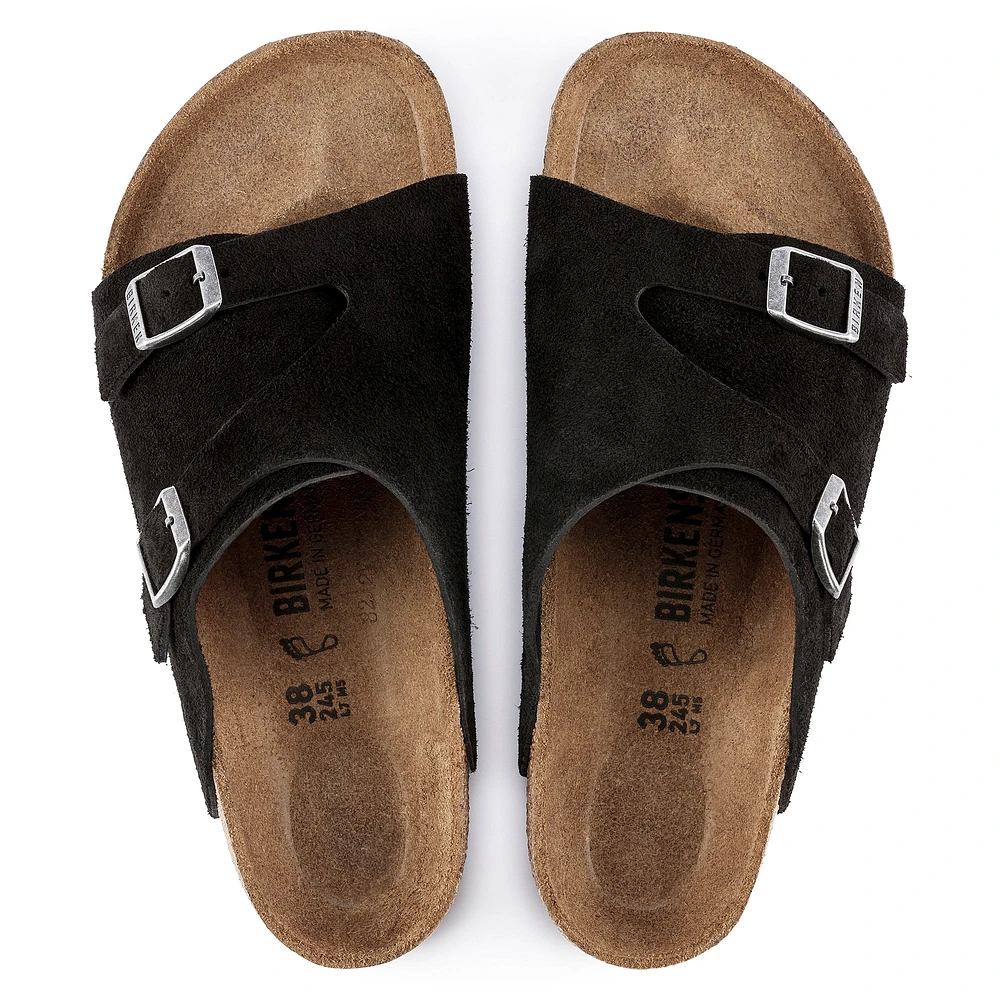 Zurich Black Suede -narrow