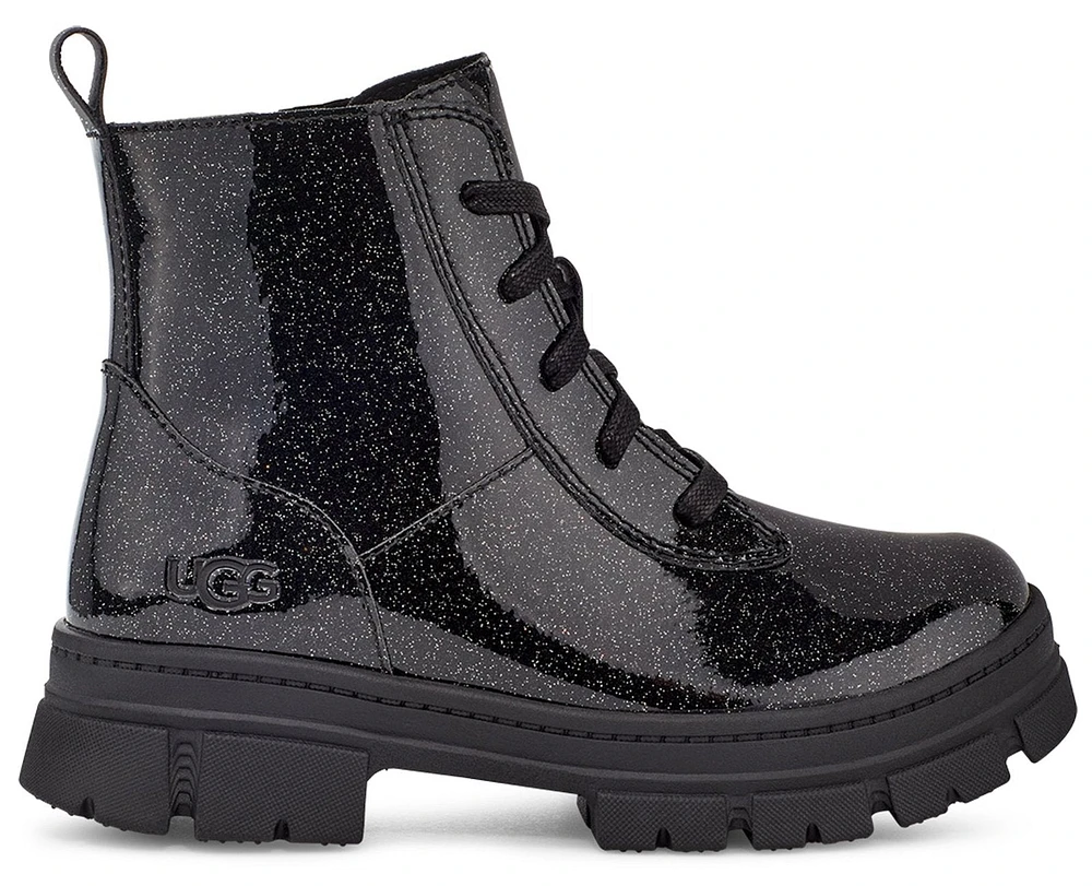 K Ashton Lace Up Glitter Black
