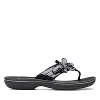 Brinkley Flora Black Patent