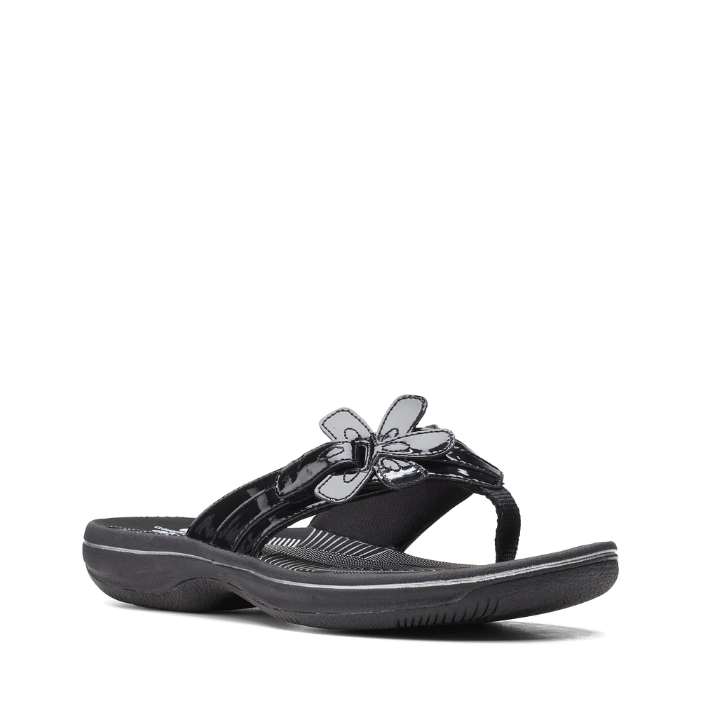 Brinkley Flora Black Patent