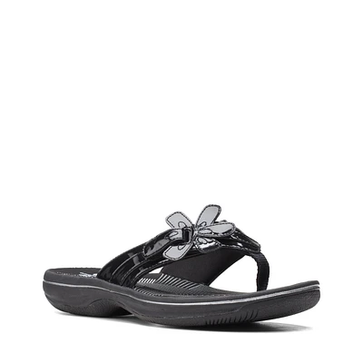 Brinkley Flora Black Patent