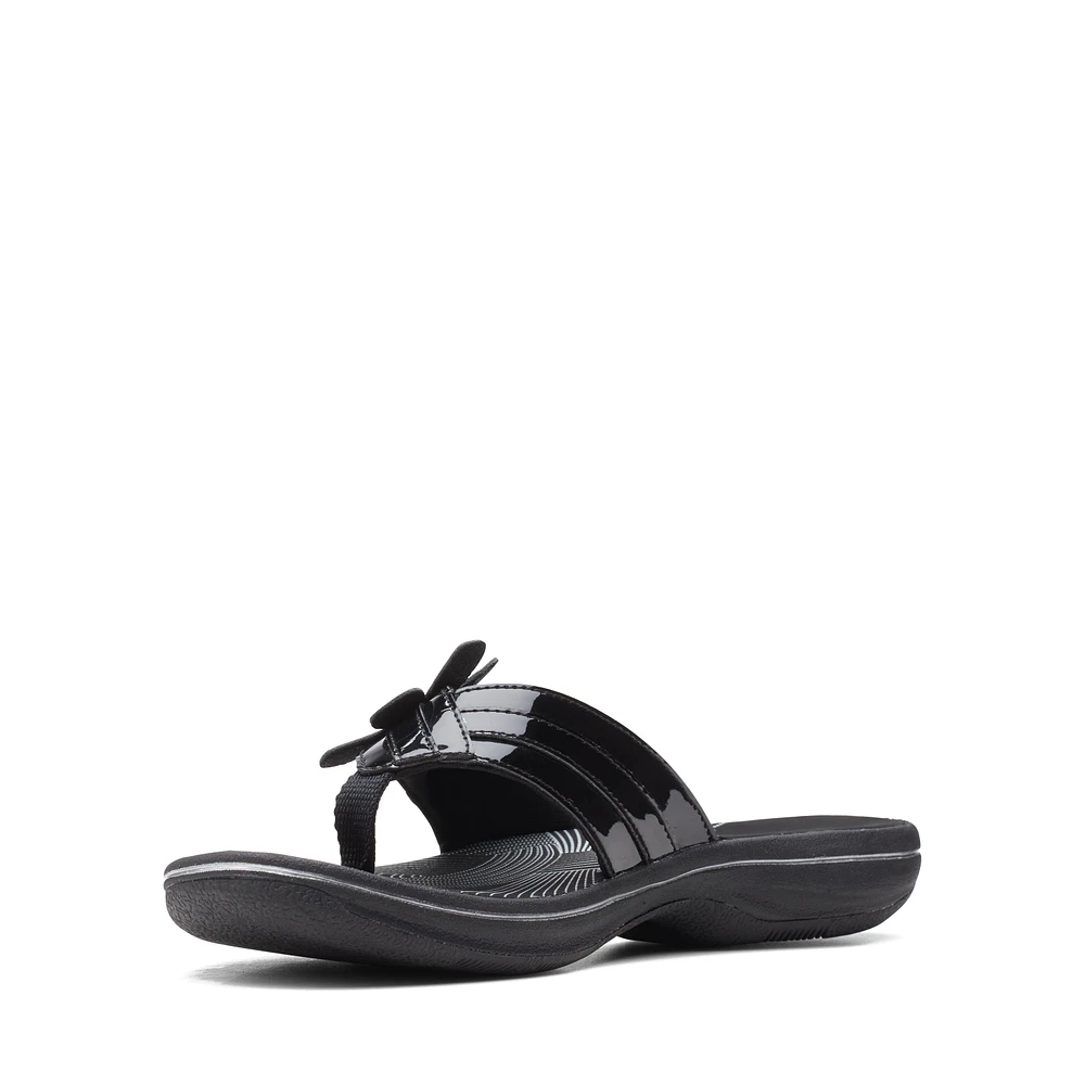 Brinkley Flora Black Patent