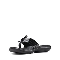 Brinkley Flora Black Patent
