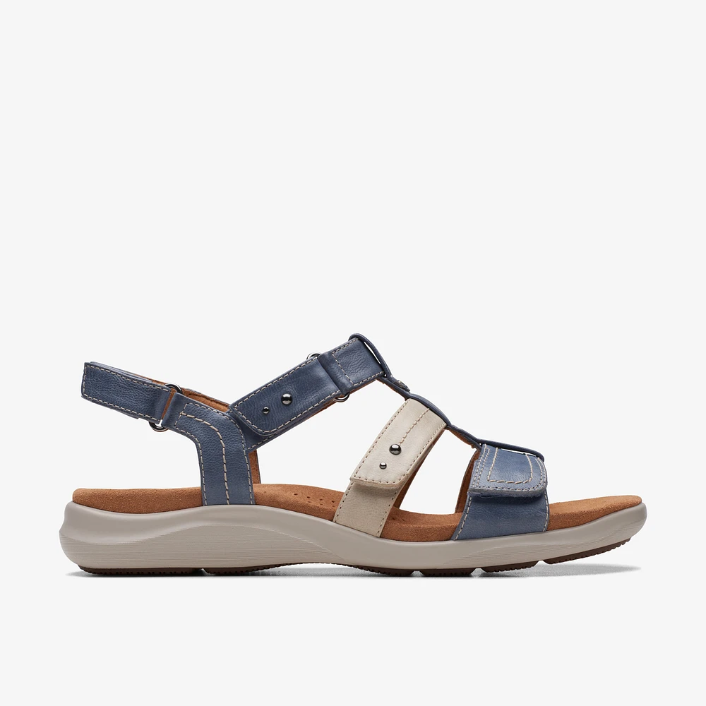 Kitly Step Leather Denim Combi