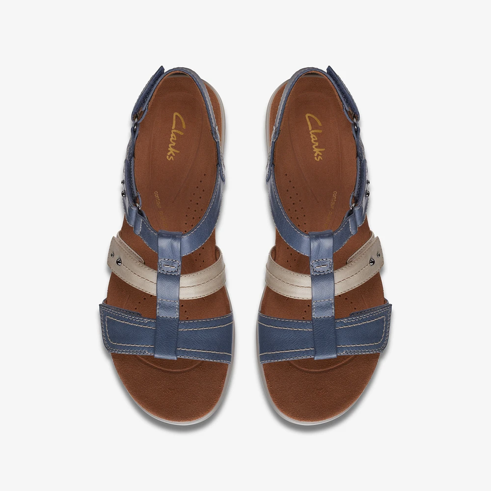 Kitly Step Leather Denim Combi