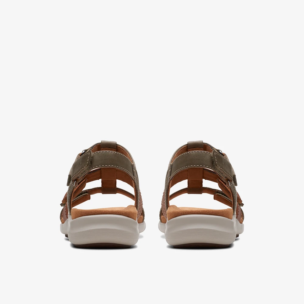 Kitly Step Leather Olive Combi