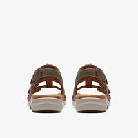 Kitly Step Leather Olive Combi